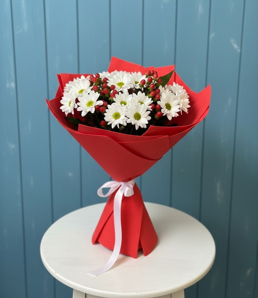 Букет цветов из: Хризантемы в Юдино Республика Татарстан