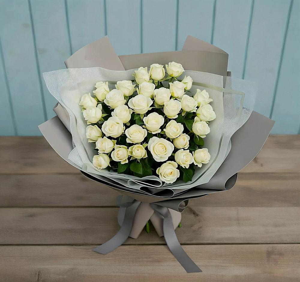 Букет Белоснежная нежность в Юдино Республика Татарстан