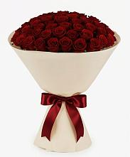 Букет 101 Бордовая роза Блэк Бакарра в Юдино Республика Татарстан
