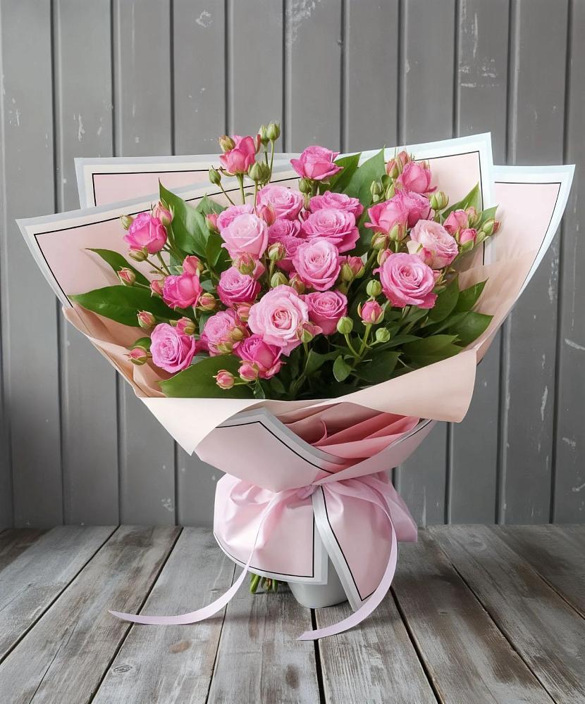 Букет Розовый кустик в Юдино Республика Татарстан