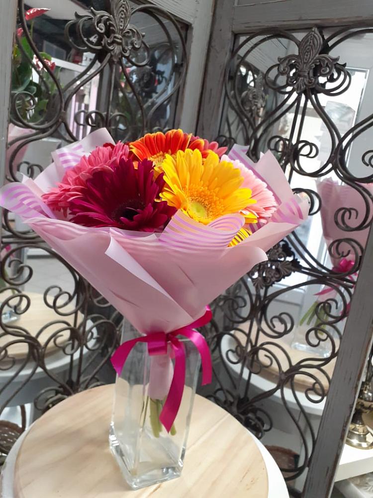 Букет цветов из: Герберы в Юдино Республика Татарстан