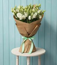 Букет цветов из:  Лизиантусы в Юдино Республика Татарстан