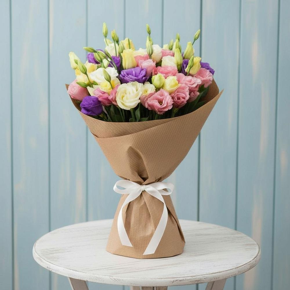 Букет цветов из: Лизиантусы в Юдино Республика Татарстан