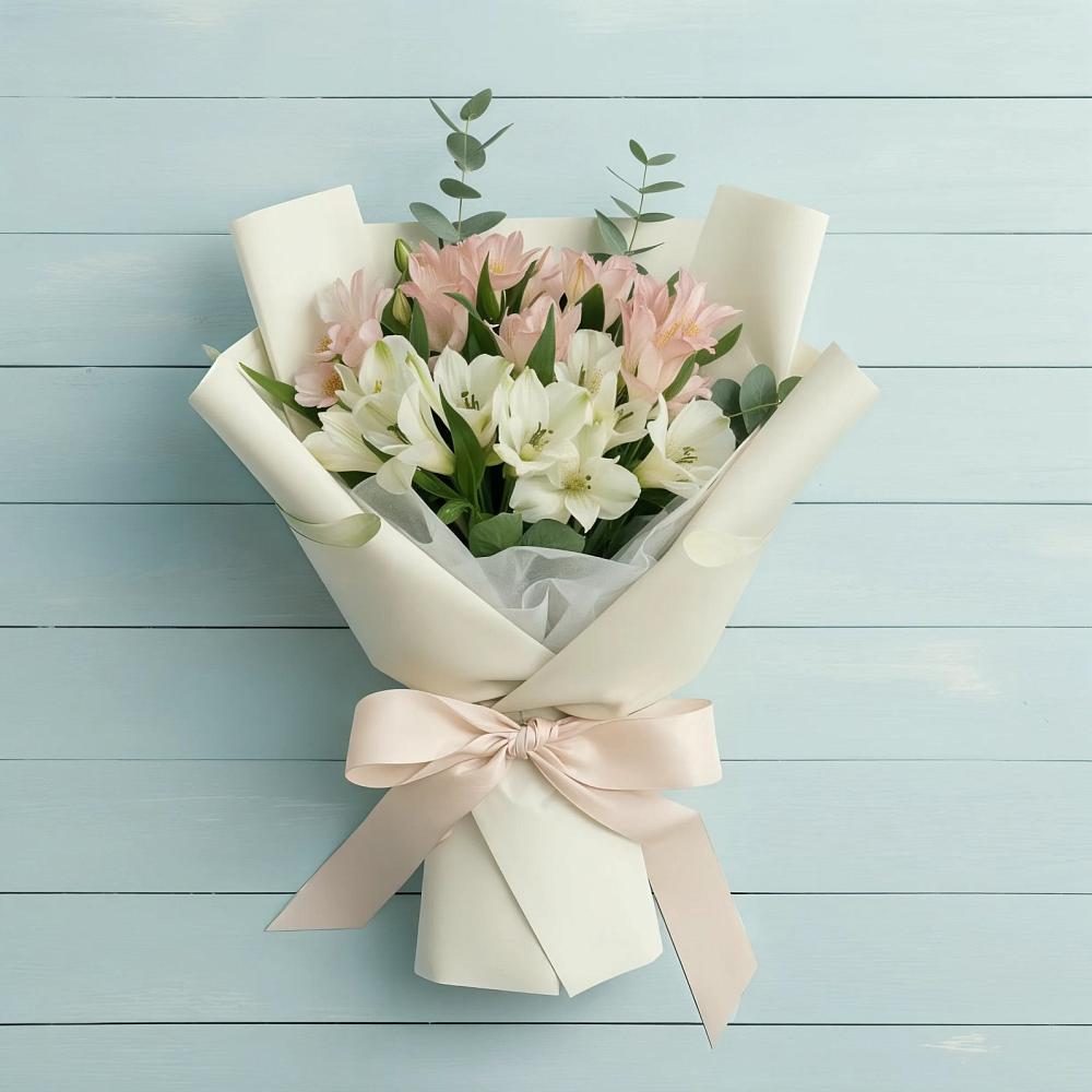 Букет цветов из: Альстромерии в Юдино Республика Татарстан