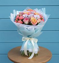 Букет цветов из:  Хризантемы и Розы #REPLACE_PRED# Юдино Республика Татарстан