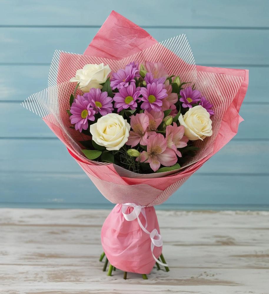 Букет цветов из: Герберы в Юдино Республика Татарстан