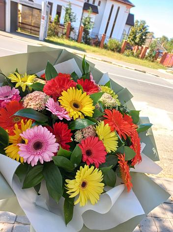 Букет цветов из: Герберы в Юдино Республика Татарстан