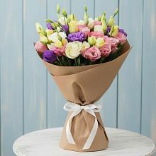 Букет цветов из:  Лизиантусы в Юдино Республика Татарстан